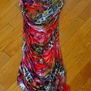 Sz xs Charlotte Russe ruched tube top. Very soft and silky. Like new